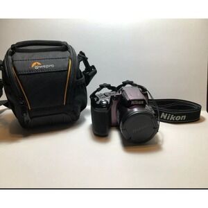Nikon COOLPIX L830 16.0MP 34x Zoom Camera Plum W/ Bag Purple Excellent Condition
